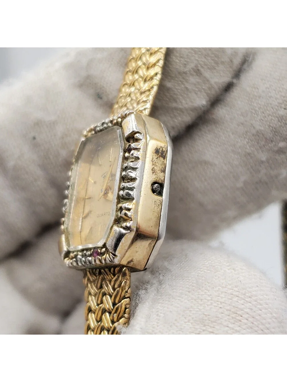 Vintage Paul Maret Quartz Womens Watch  15mm For Parts Or Repair